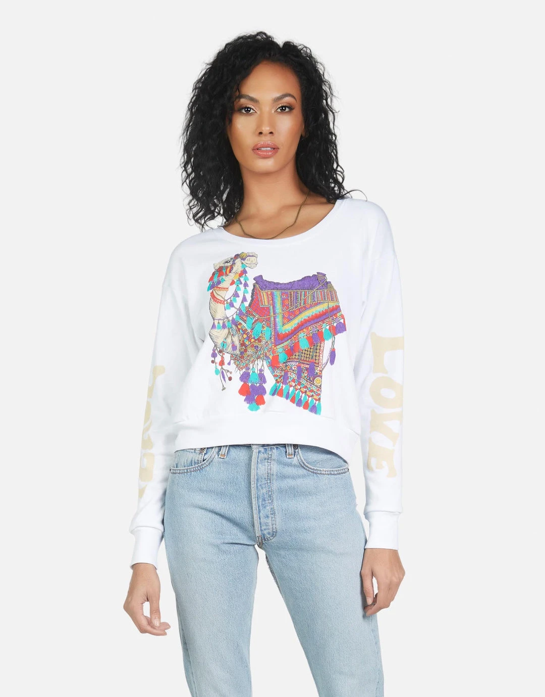 Lauren Moshi Collections Farrah Peace Love Camel