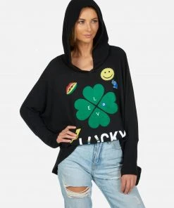 Lauren Moshi Long Sleeve Wilma Lucky Clover