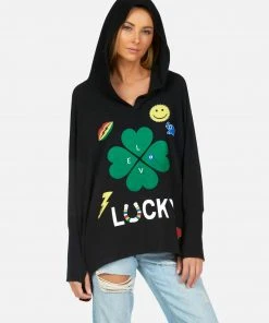 Lauren Moshi Long Sleeve Wilma Lucky Clover