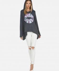 Lauren Moshi Long Sleeve Wilma Rainbow Ray Lip