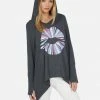 Lauren Moshi Long Sleeve Wilma Rainbow Ray Lip