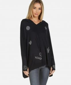 Lauren Moshi Wilma Crystal XO Elements Long Sleeve