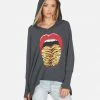 Lauren Moshi Long Sleeve Wilma Tiger Tongue