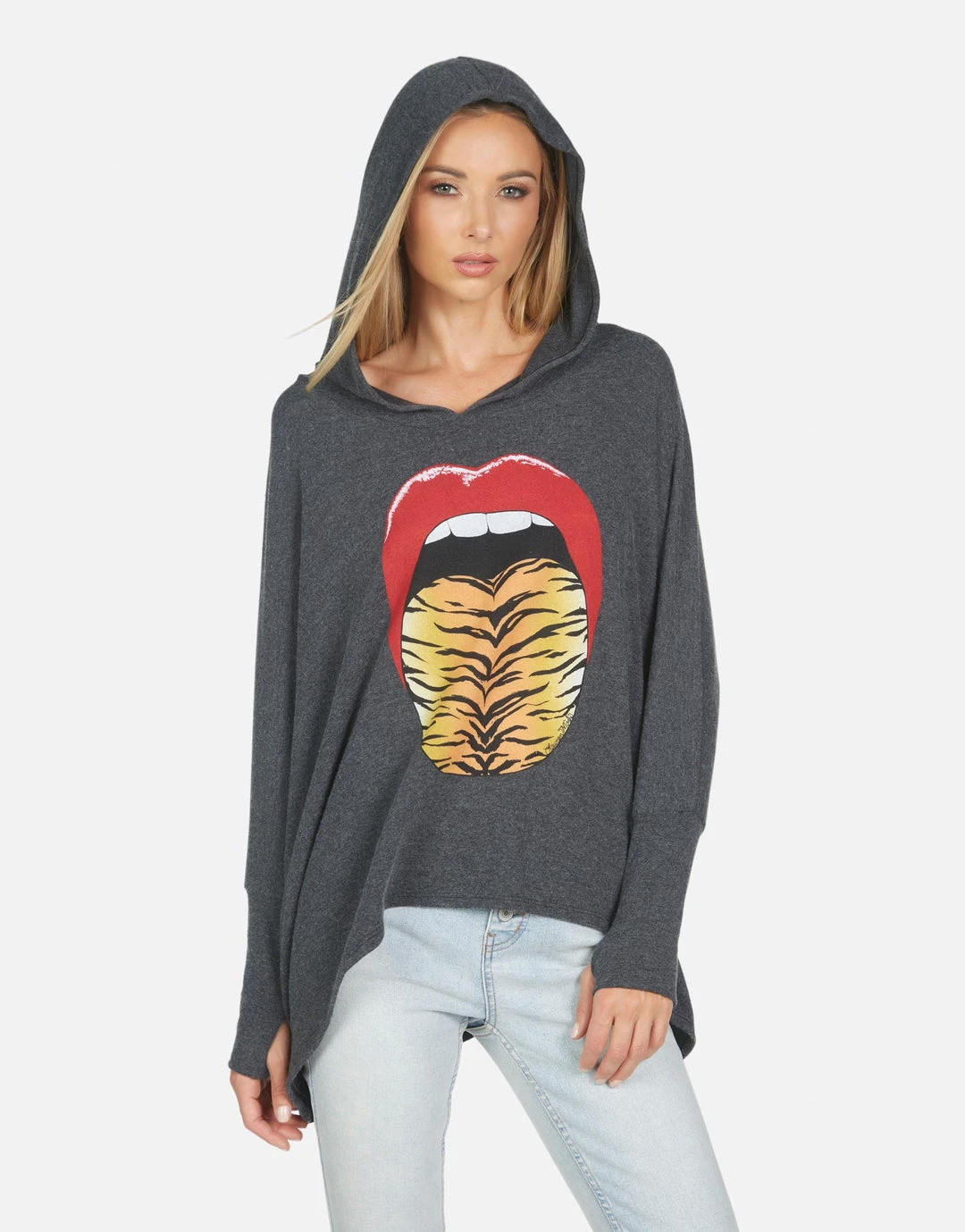 Lauren Moshi Long Sleeve Wilma Tiger Tongue