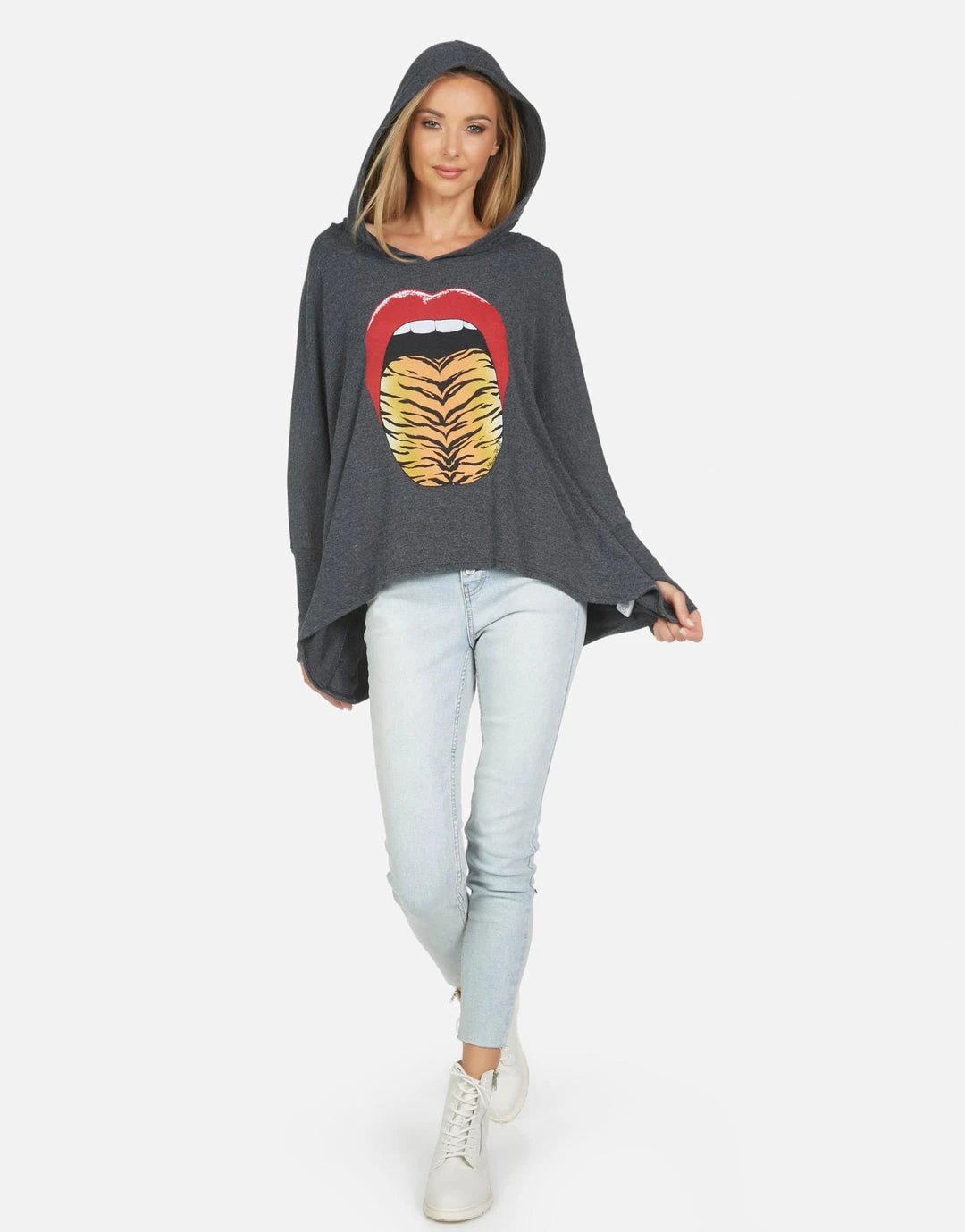 Lauren Moshi Long Sleeve Wilma Tiger Tongue