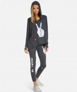 Lauren Moshi Bottoms Kizzy Peace Hand Elements