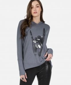 Lauren Moshi Long Sleeve X Exclusive X Rock Hand