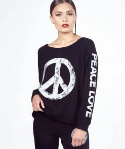 Lauren Moshi Brenna Vintage Peace Long Sleeve