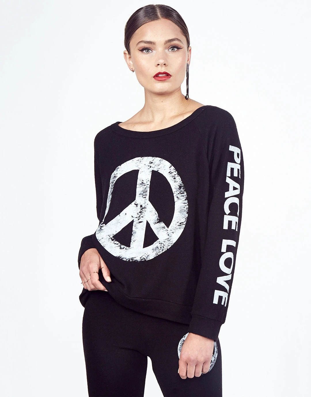 Lauren Moshi Brenna Vintage Peace Long Sleeve