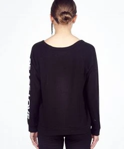 Lauren Moshi Brenna Vintage Peace Long Sleeve