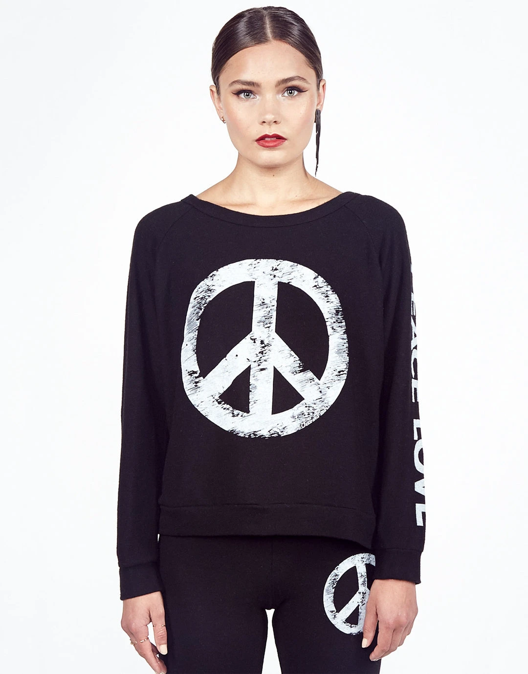 Lauren Moshi Brenna Vintage Peace Long Sleeve