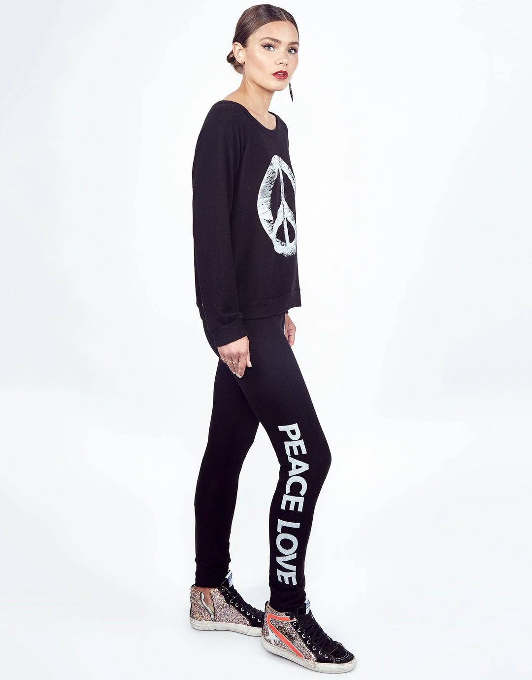 Lauren Moshi Brenna Vintage Peace Long Sleeve