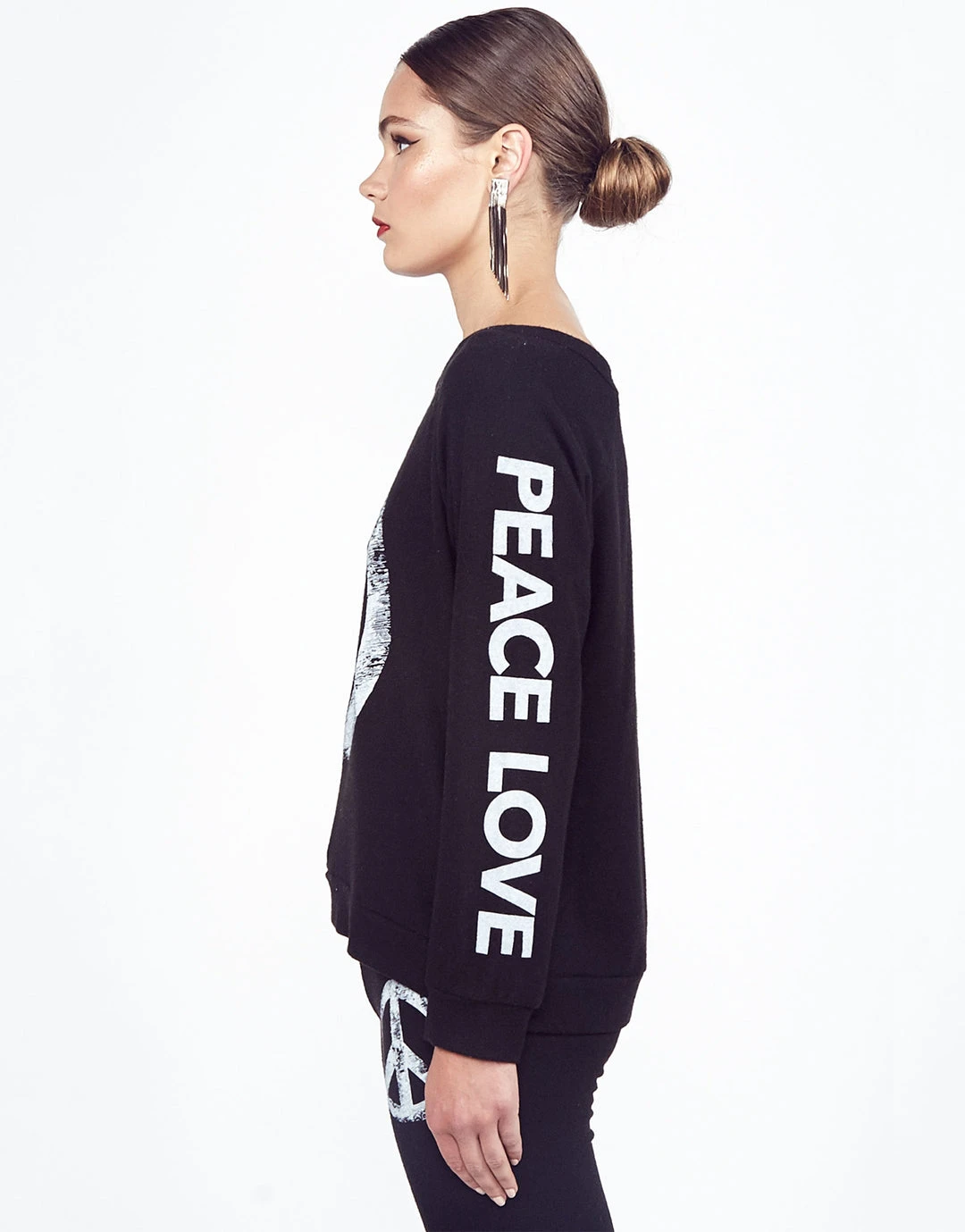 Lauren Moshi Brenna Vintage Peace Long Sleeve