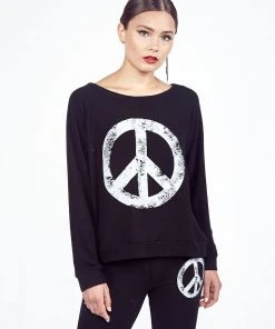 Lauren Moshi Brenna Vintage Peace Long Sleeve