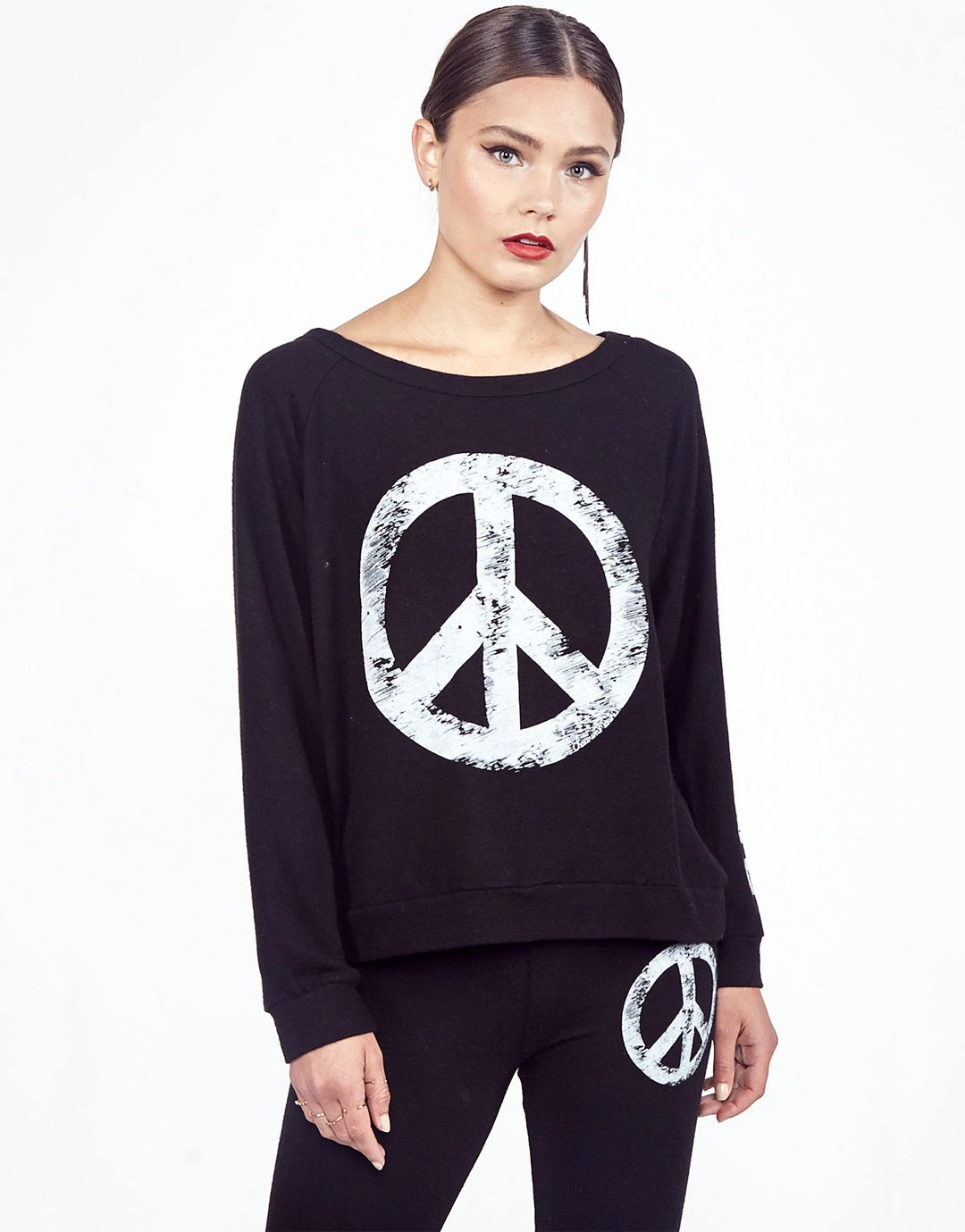 Lauren Moshi Brenna Vintage Peace Long Sleeve