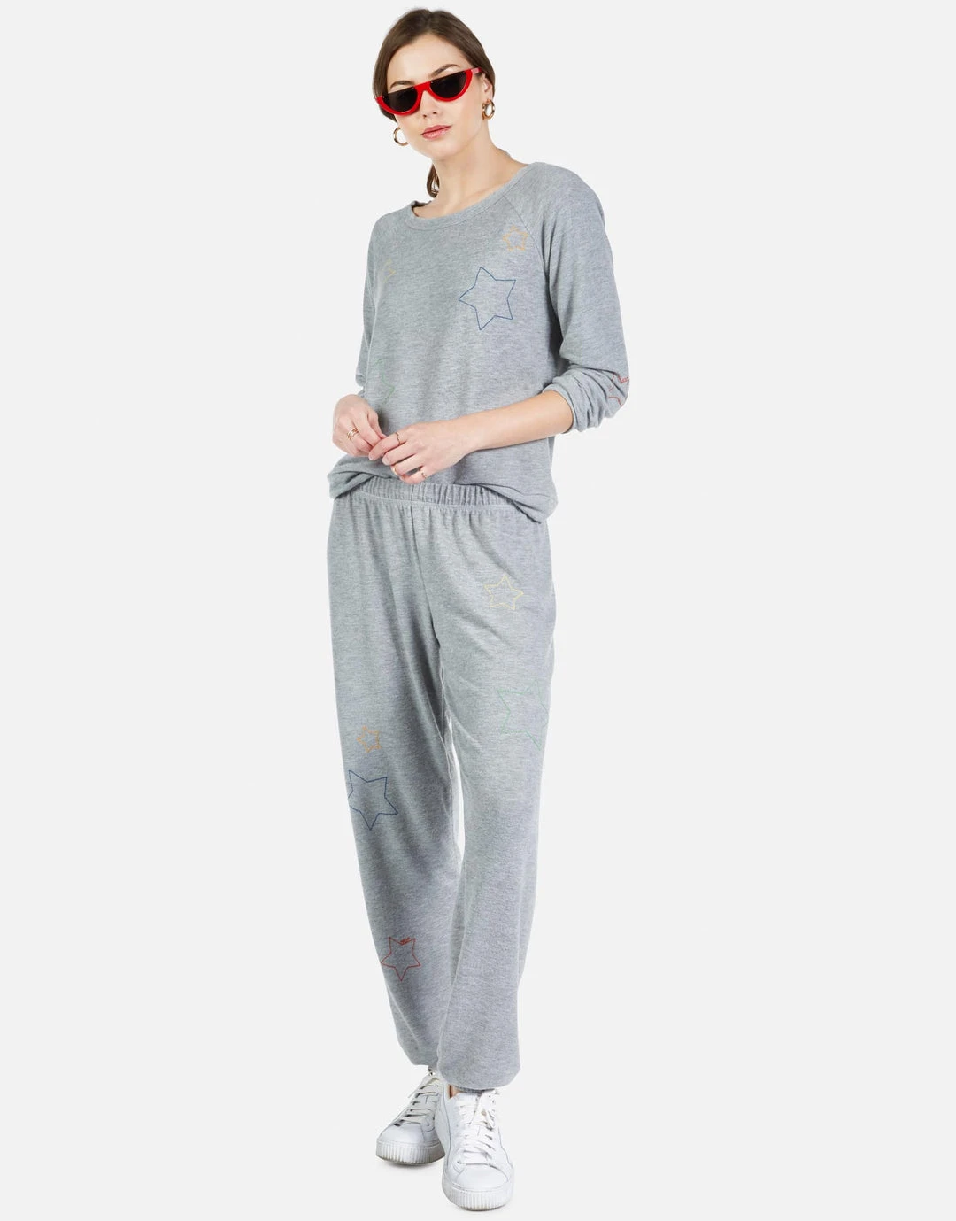 Lauren Moshi Brenna Color Star Embroidery