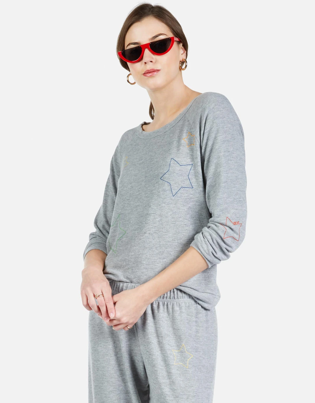 Lauren Moshi Brenna Color Star Embroidery