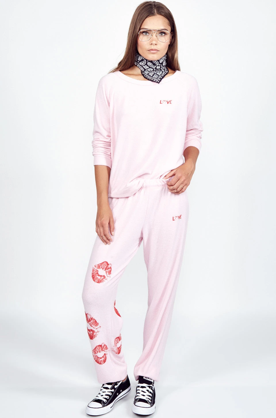 Lauren Moshi X Exclusive X Love Lip Pullover