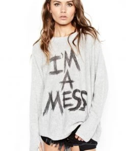 Lauren Moshi Tops Hollis I'm A Mess