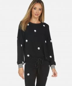 Lauren Moshi Long Sleeve Kiara Mini Skulls