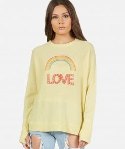 Lauren Moshi Ladona Rainbow Love Long Sleeve