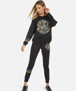 Lauren Moshi Long Sleeve Noleta Lucky Happy Face