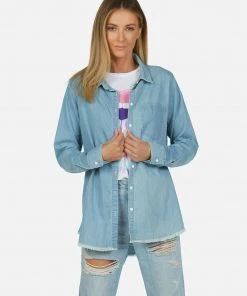 Lauren Moshi Sloane Tie Dye Tongue LAST CALL