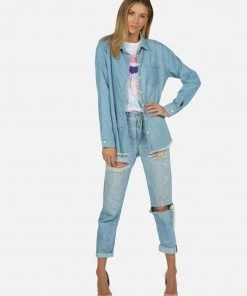 Lauren Moshi Sloane Tie Dye Tongue LAST CALL