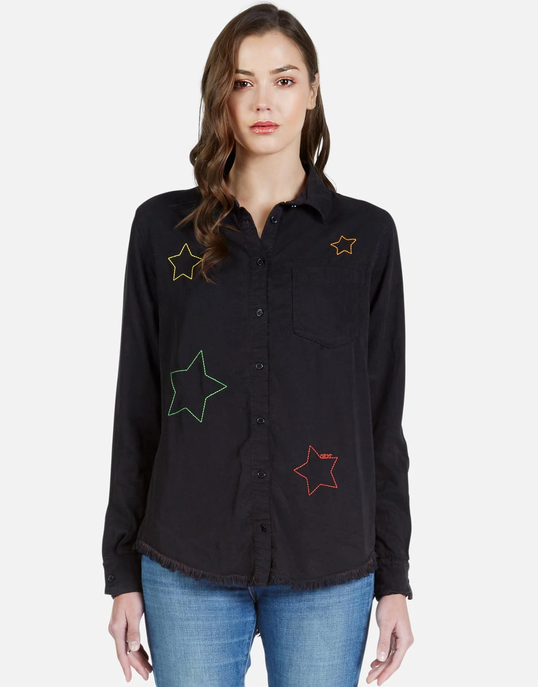 Lauren Moshi LAST CALL Sloane Color Star Embroidery
