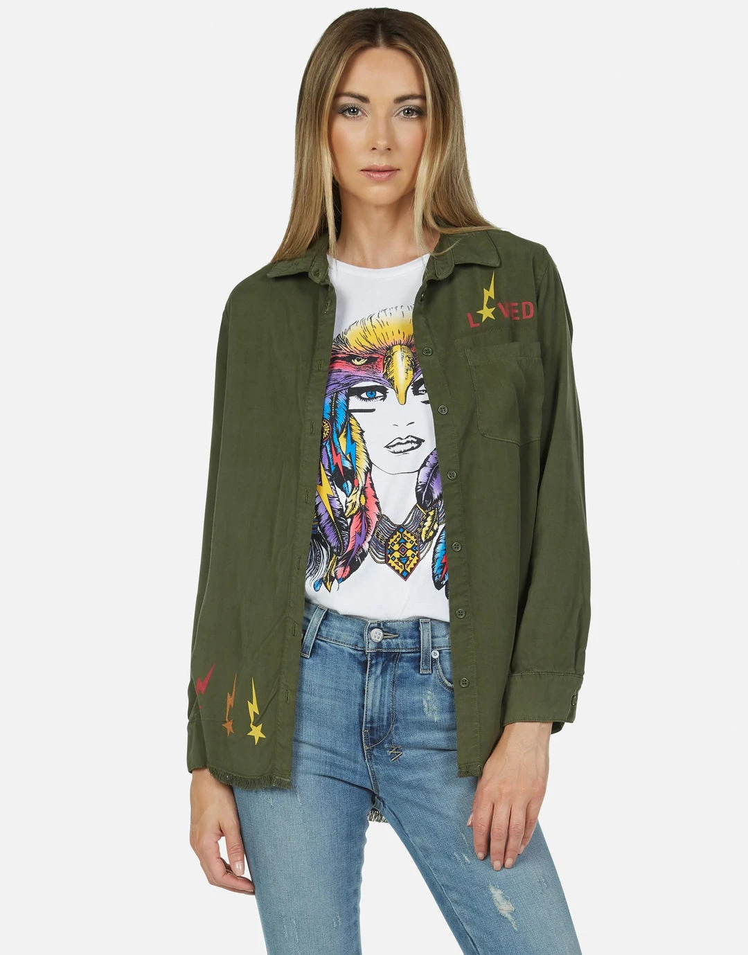 Lauren Moshi LAST CALL Sloane Rainbow Lady Eagle