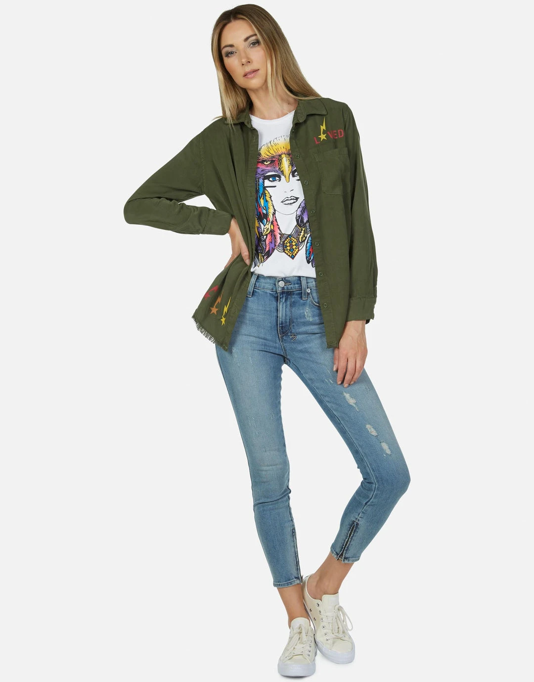 Lauren Moshi LAST CALL Sloane Rainbow Lady Eagle