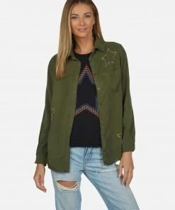 Lauren Moshi Sloane Neon Stud Star