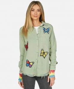 Lauren Moshi Sloane Butterfly Patches