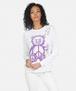 Lauren Moshi Long Sleeve Darby Peace Teddy