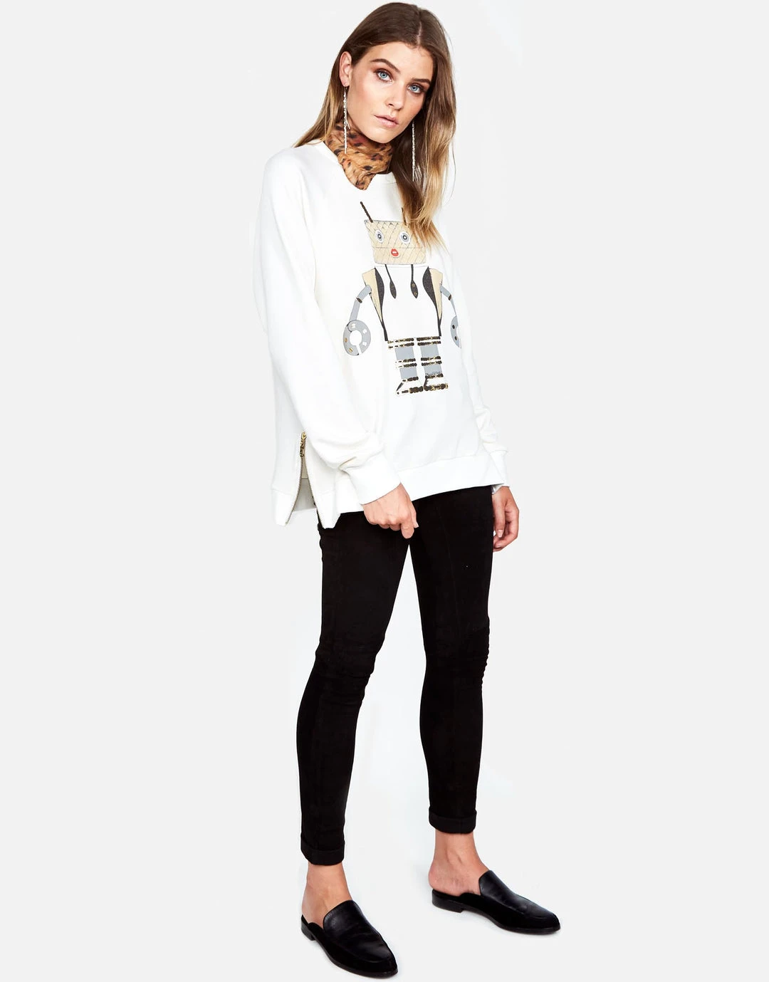 Lauren Moshi Long Sleeve Les Fashion Robot