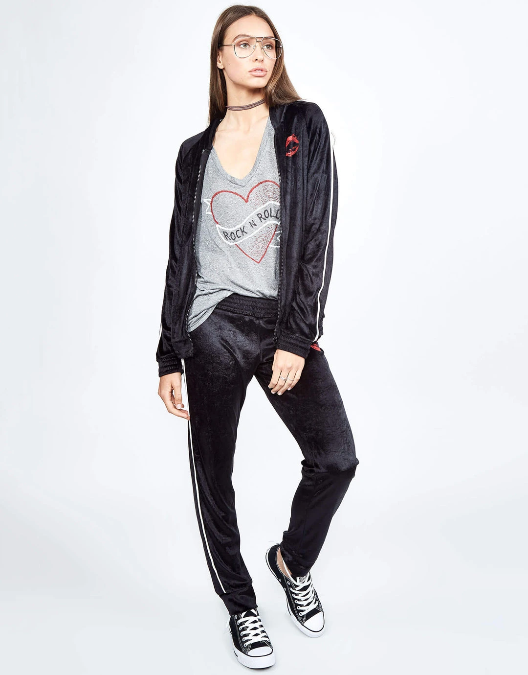 Lauren Moshi Nadia Watercolor Lip Long Sleeve