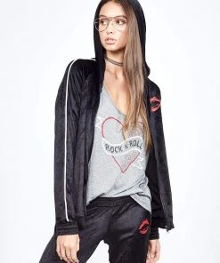 Lauren Moshi Nadia Watercolor Lip Long Sleeve