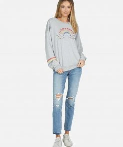 Lauren Moshi Long Sleeve Babbs Fruit Rainbow