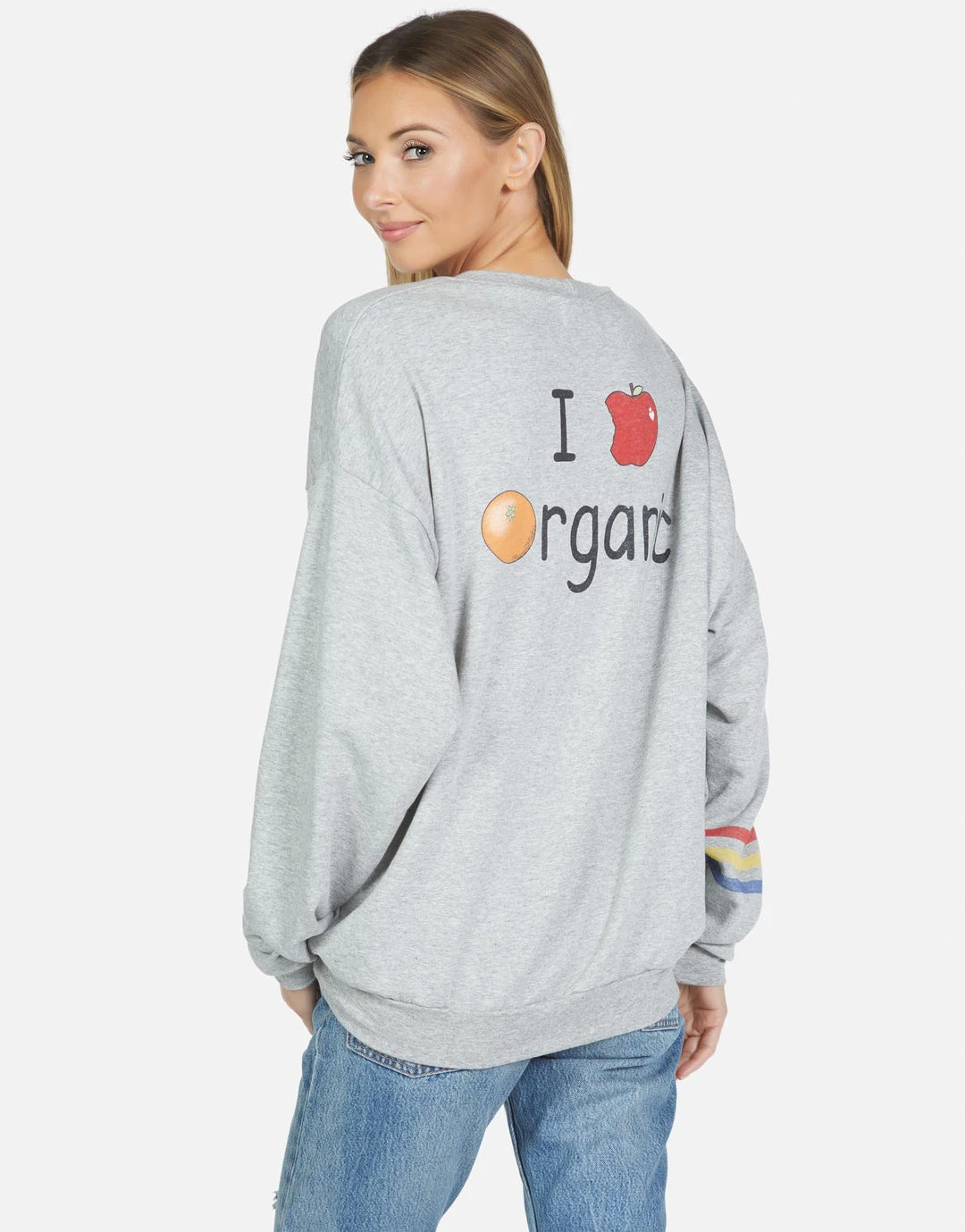 Lauren Moshi Long Sleeve Babbs Fruit Rainbow