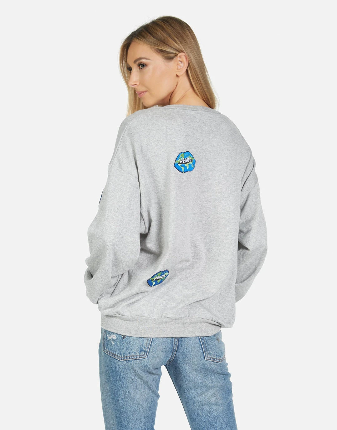 Lauren Moshi Babbs World Peace Lips Long Sleeve