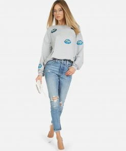 Lauren Moshi Babbs World Peace Lips Long Sleeve