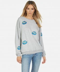 Lauren Moshi Babbs World Peace Lips Long Sleeve