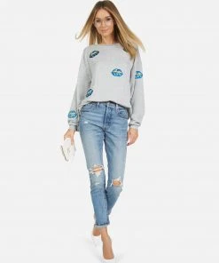 Lauren Moshi Babbs World Peace Lips Long Sleeve