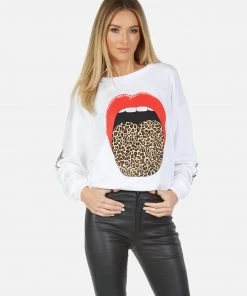 Lauren Moshi Babbs X Leopard Tongue Long Sleeve