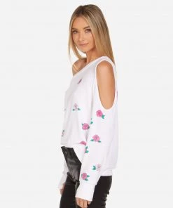 Lauren Moshi NEW Trinidy Pink Rose Skull