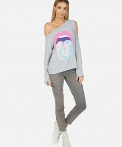 Lauren Moshi X Trinidy X Tie Dye Tongue Long Sleeve