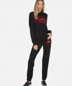 Lauren Moshi X Delilah X Crystal Biting Lip Tops