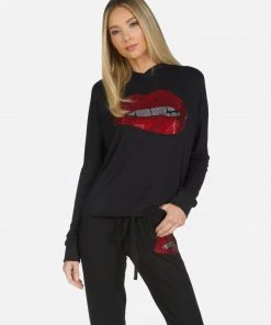 Lauren Moshi X Delilah X Crystal Biting Lip Tops