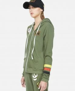 Lauren Moshi Lennox Stud Skull Long Sleeve