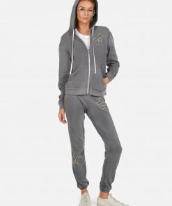 Lauren Moshi Long Sleeve Lennox Outline Stud Star